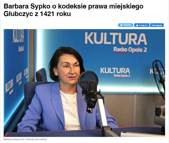 Barbara Sypko w Radio Opole