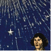 Plakat. Twarz Mikołaja Kopernika